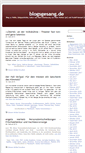 Mobile Screenshot of blogsgesang.de